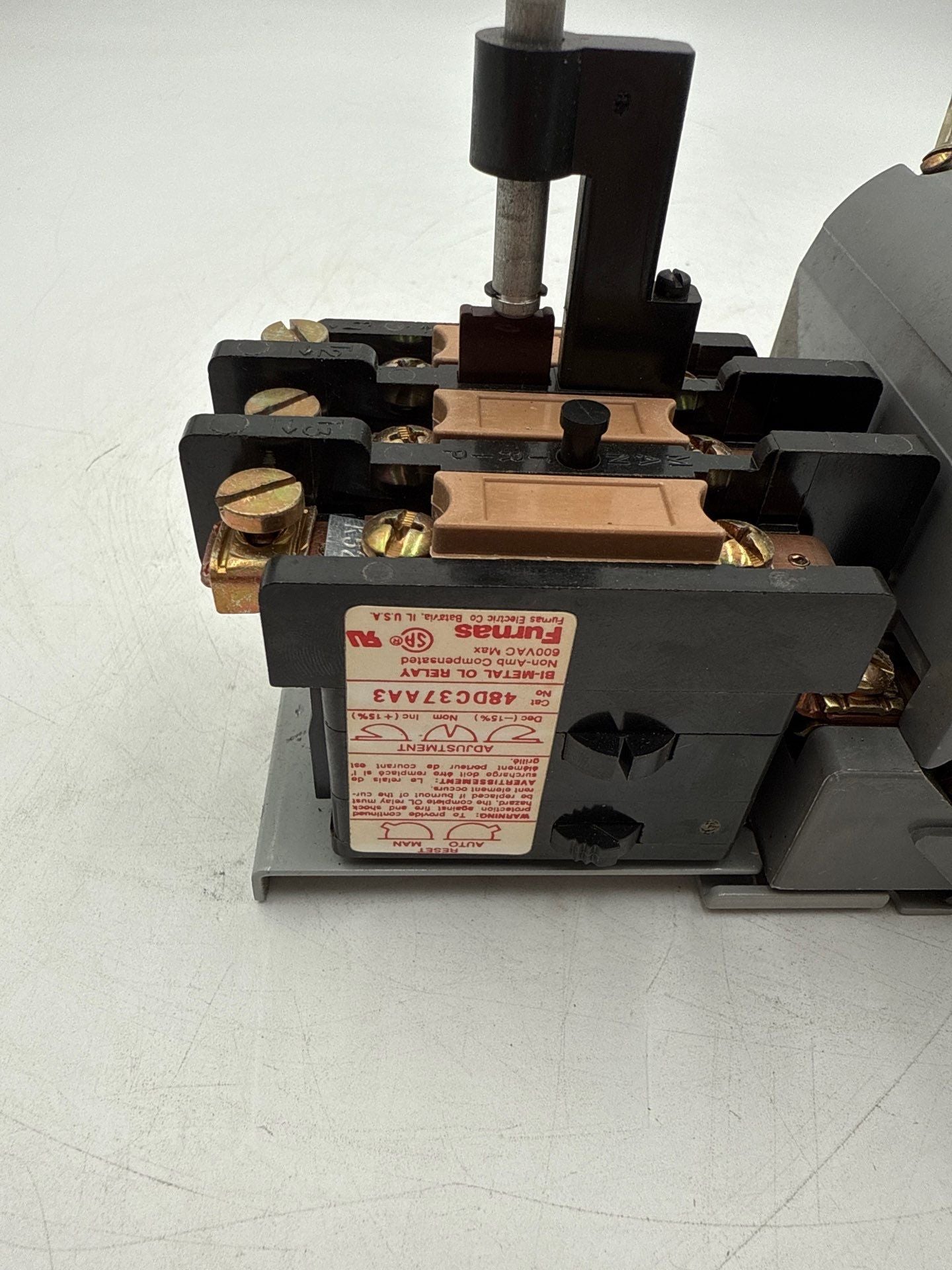 Furnas 14DP32AF71 Magnetic Starter 27A 3P 600V Size 1 Coil 110-120V Heater K52 Used