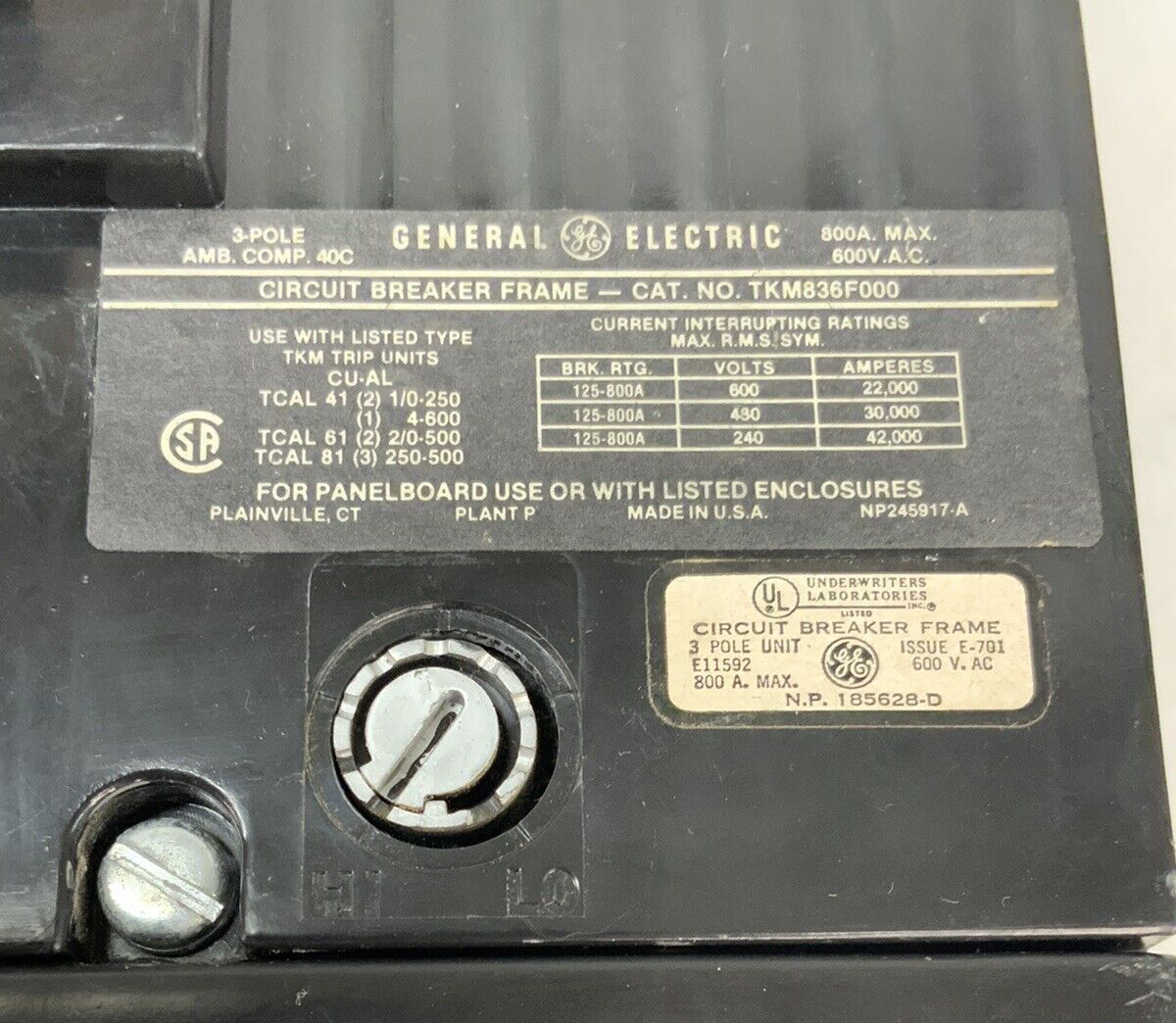 GE TKM836F000 Used