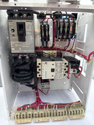 Siemens Model 95 18" 50A MCC Combo Bucket Size 3 3TF48 Starter ED63A050