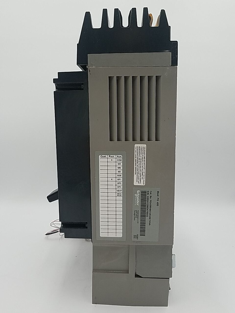 Square D PGA36040CU63A Used