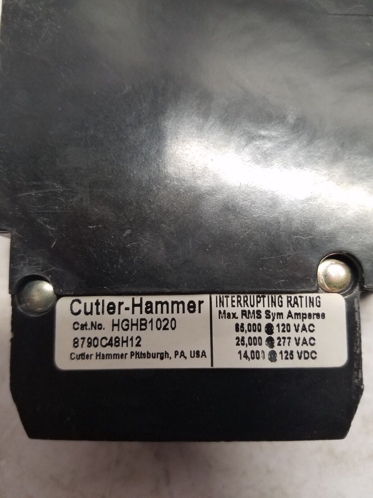 Cutler-Hammer HGHB1020 Used