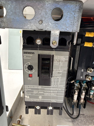 Siemens Model 95+ 12" 25A Combo MCC Bucket Size 1 14DS32A Starter ED63A025 Used
