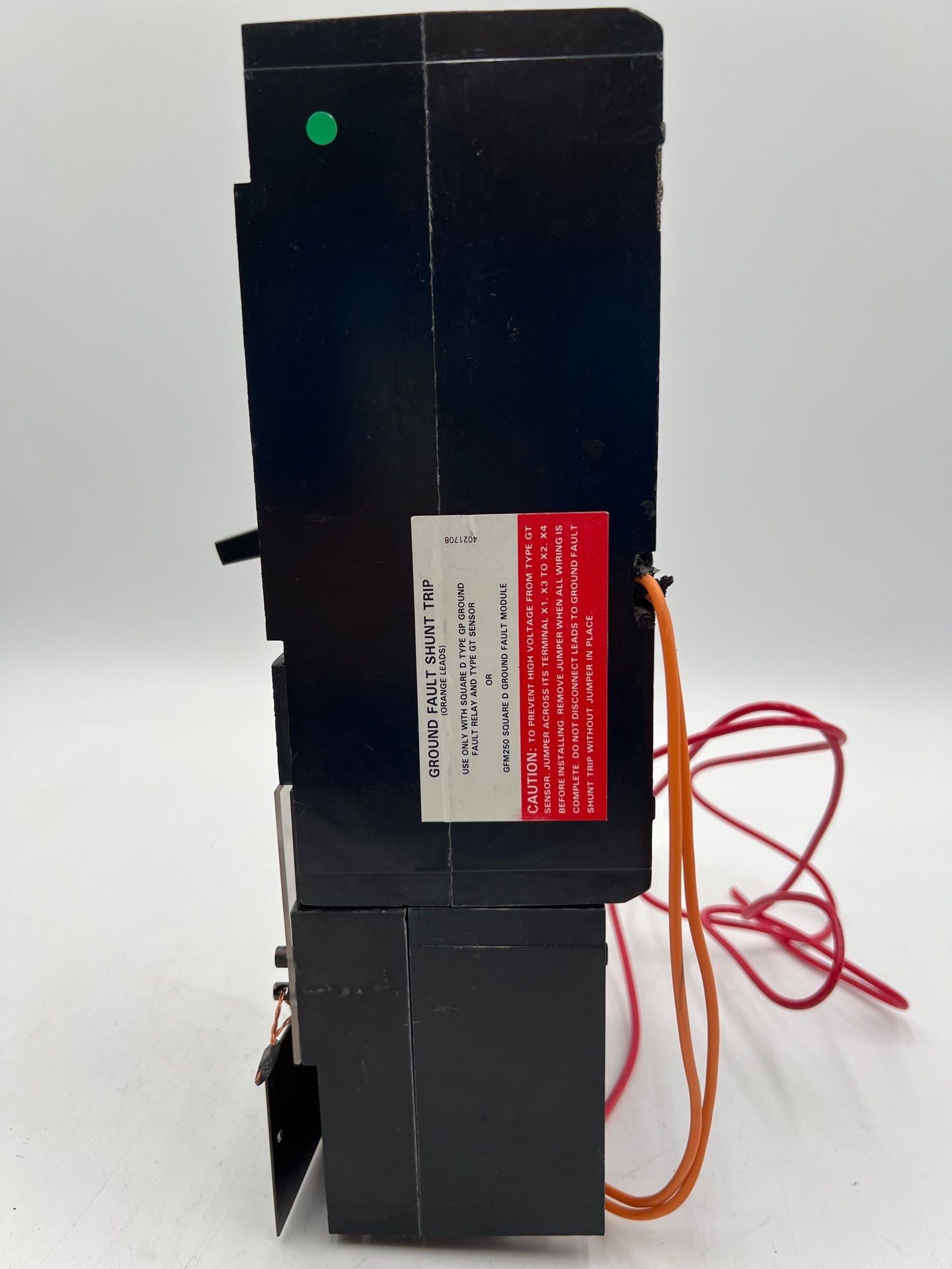 Square D KIF36200G Circuit Breaker 200A 600V 3P 200 Amp Ground Fault GFM250 Used