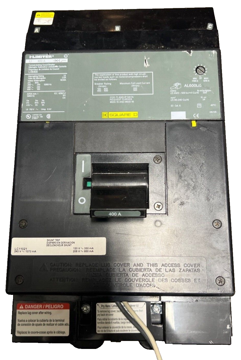 Square D LI36400 Used