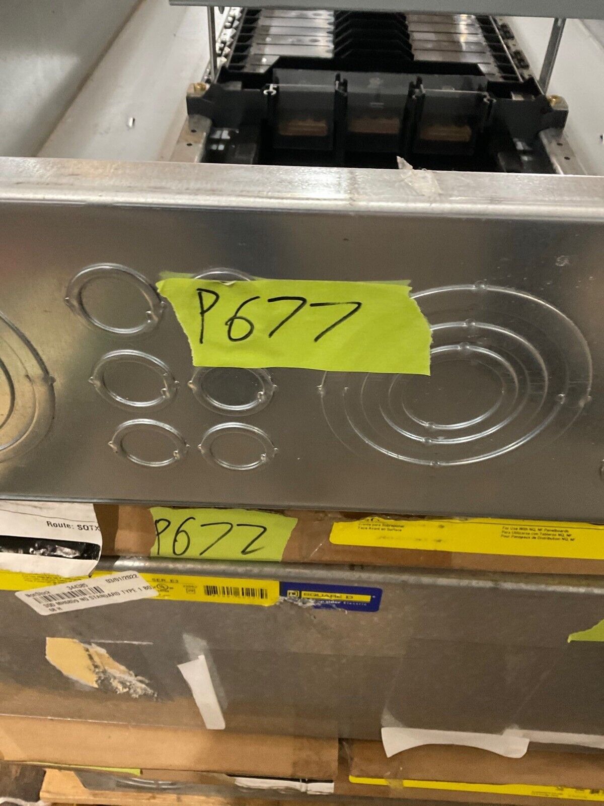 Square D NF Panelboard 400A 480/277V 3PH 4W 42Cir LAP36400MB MCB Indoor Encl P677 New