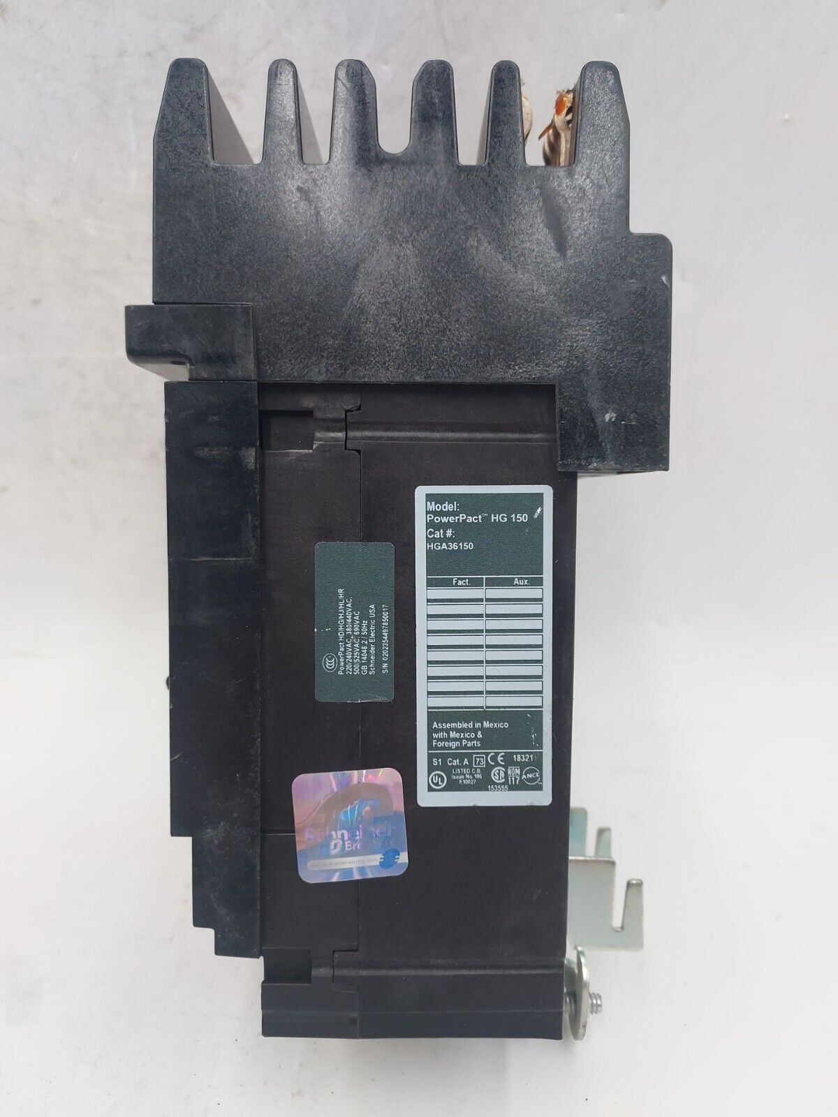 Square D HGA36150 Used