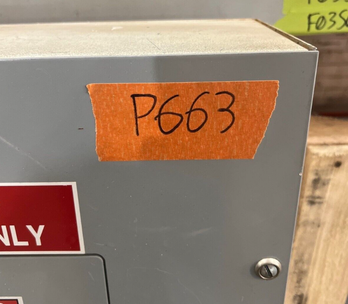 Cutler Hammer PRL1A Panelboard 100A 120/208V 3PH 42 Circuit Indoor MCB EHD3100 P663 Used