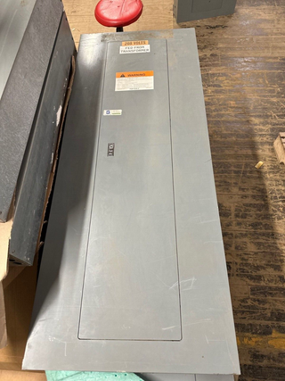 Square D NQOD442L225CU NQOD Panelboard 225A 240V 3PH 4W 42 CIR MCB Main QBL3200 P237 Used