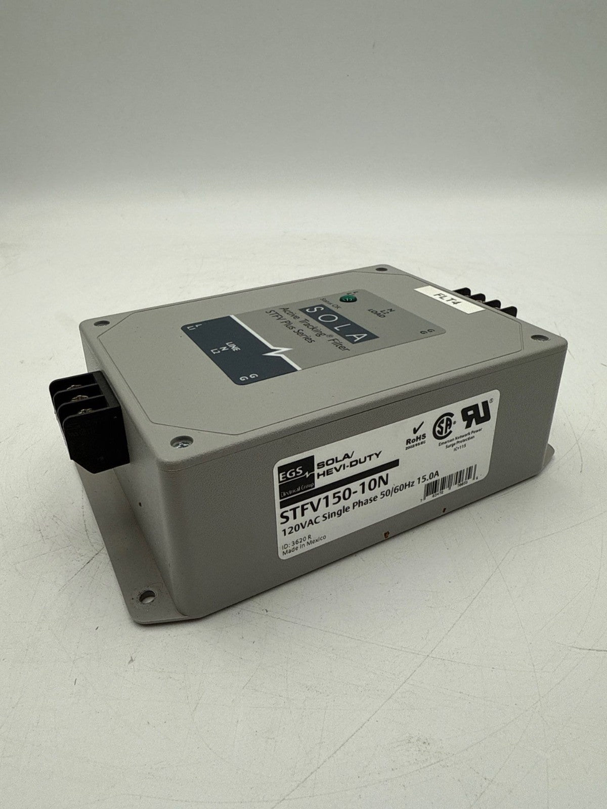 Emerson Sola Hevi-Duty STFV150-10N Active Tracking Filter STFV Plus Series Used