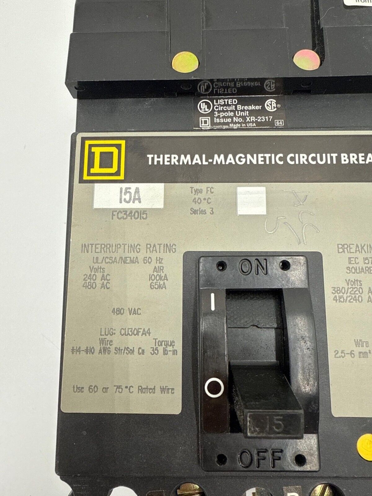 Square D FC34015 Used