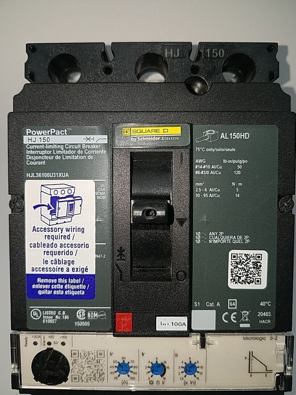 AMP HJL36100U31XUA New