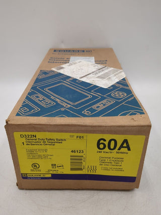 Square D D322N New