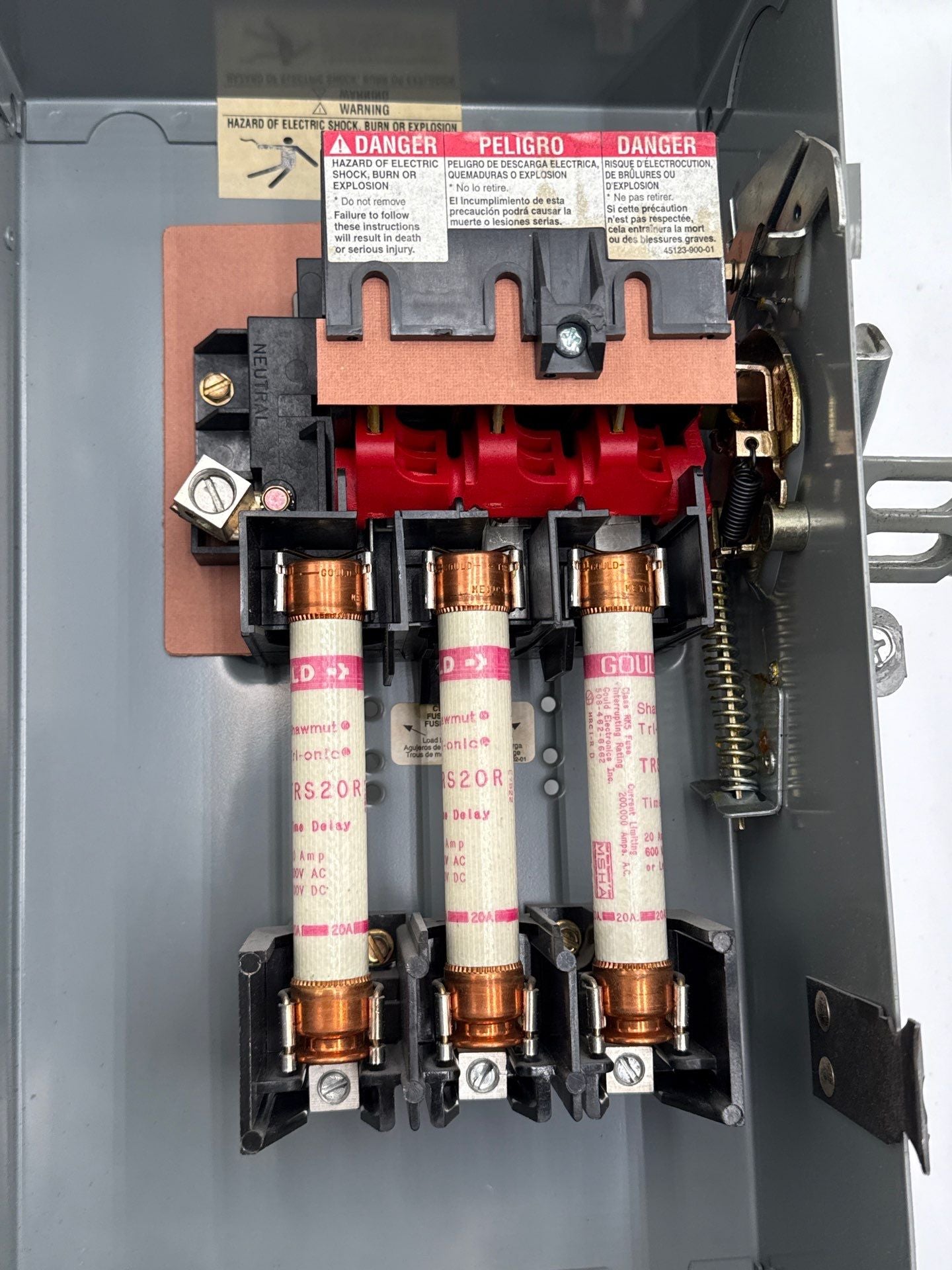 Square D PQ4603G Bus Plug 30A 3PH 4W 600V I-Line Busway Unit Switch 30 Amp Used