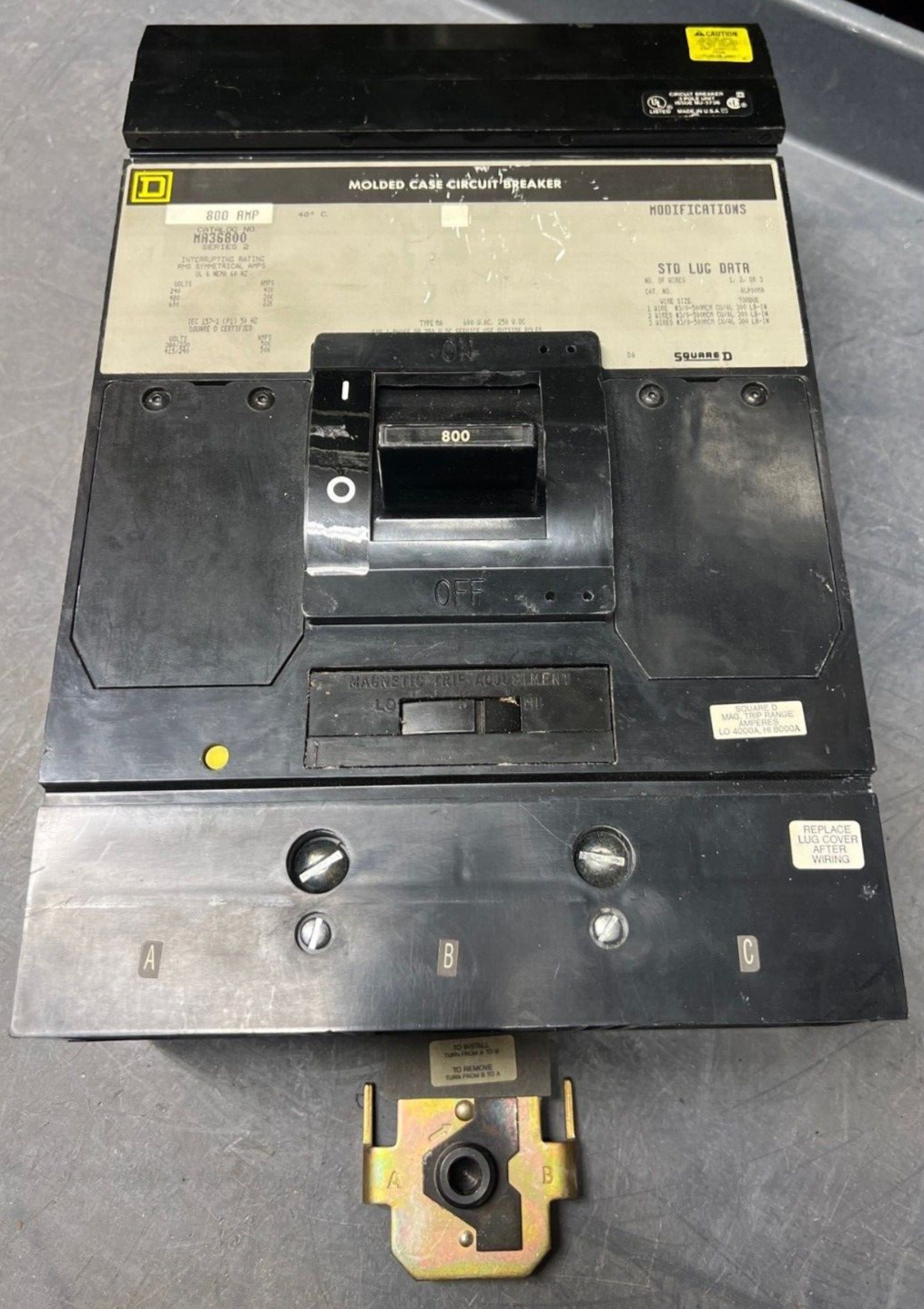 Square D MA36800 Used