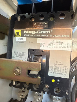 Square D Model 6 39" MCC Bucket VFD ACH580-01-044A-4 25HP 480V 3PH Altivar 66 Used
