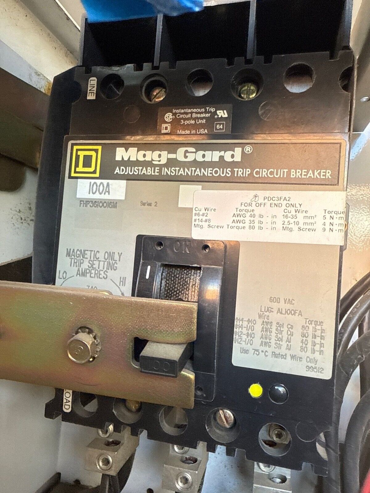 Square D ACH580-01-044A-4 Used