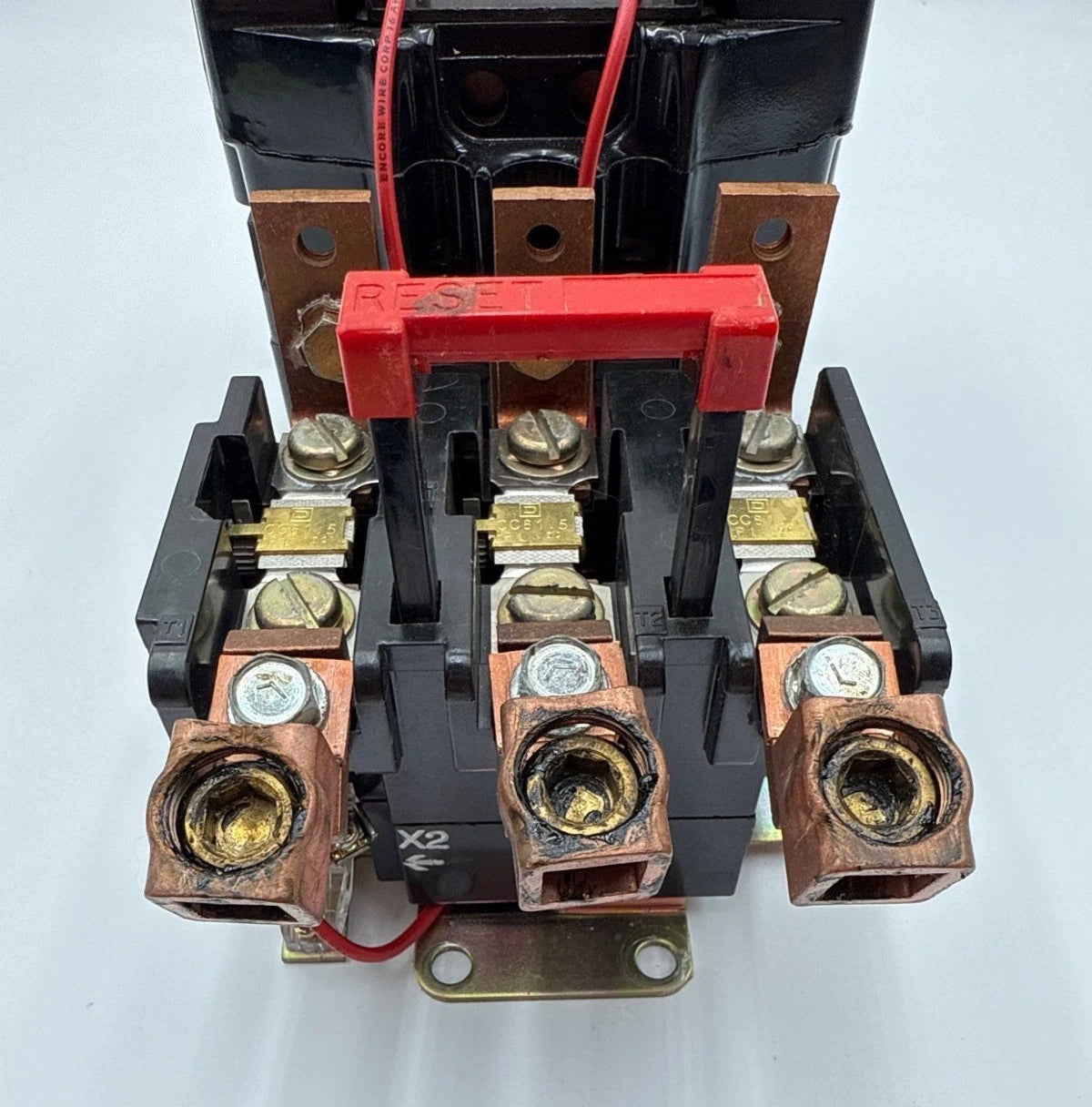 Square D 8536SF01S Starter NEMA Size 4 135A 3P 600V 100HP Coil 110/120V CC81.5 Used