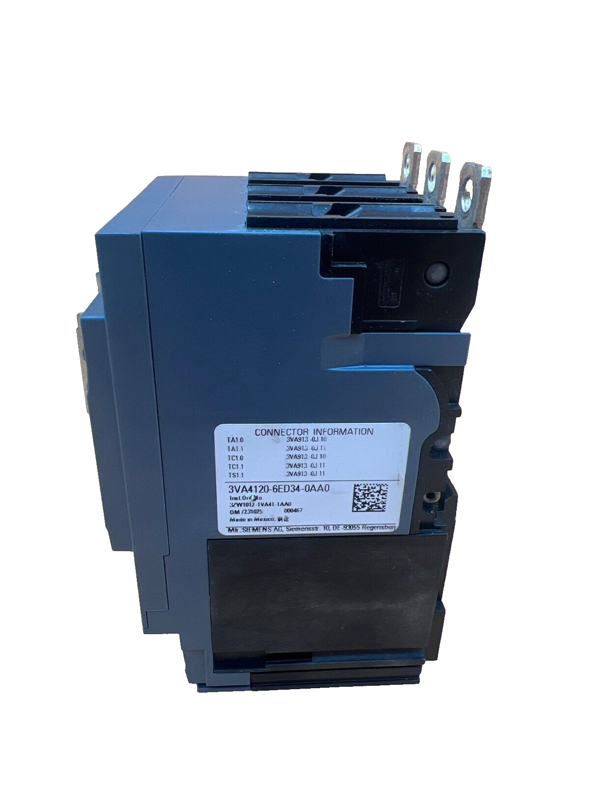 Siemens 3VA4120-6ED34-0AA0 Used