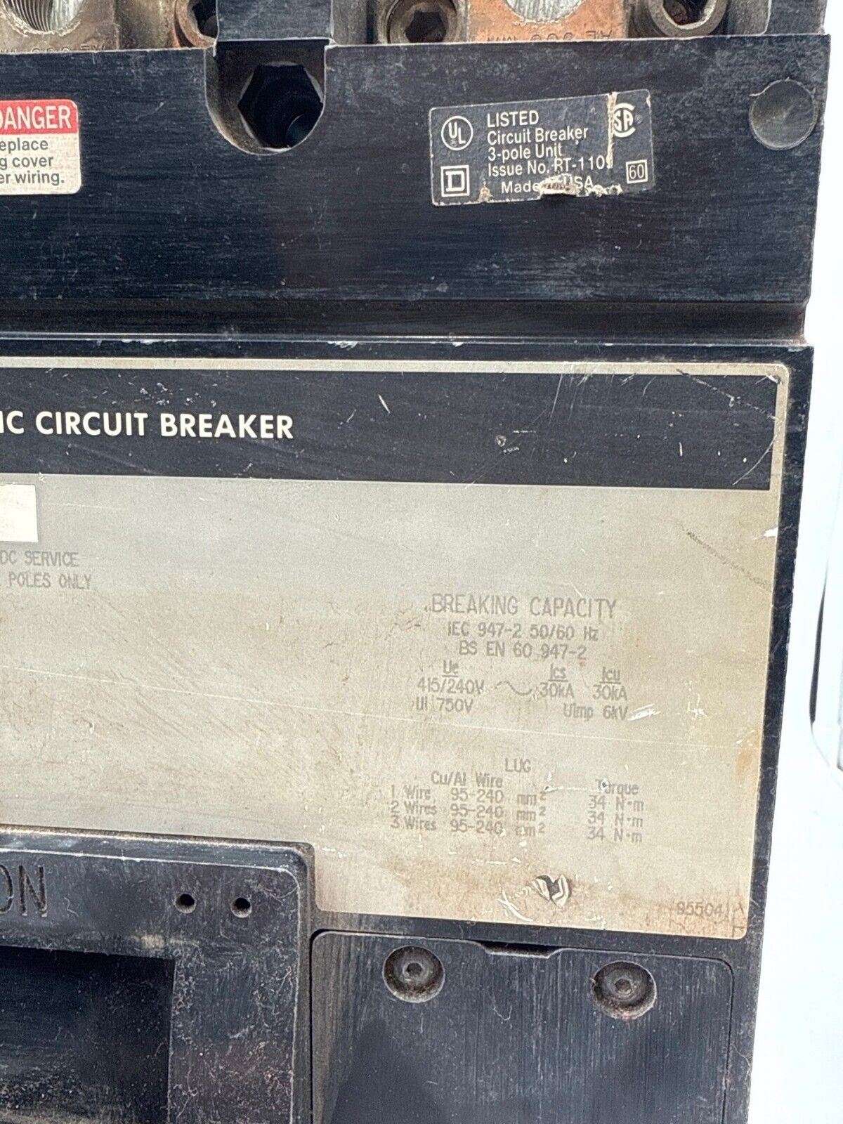 Square D MAL36700 Used