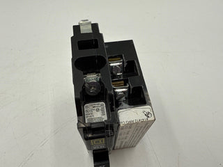 Square D QOB1201021 Circuit Breaker 20A 1P 120/240V QOB 20 Amp Shunt Trip Used