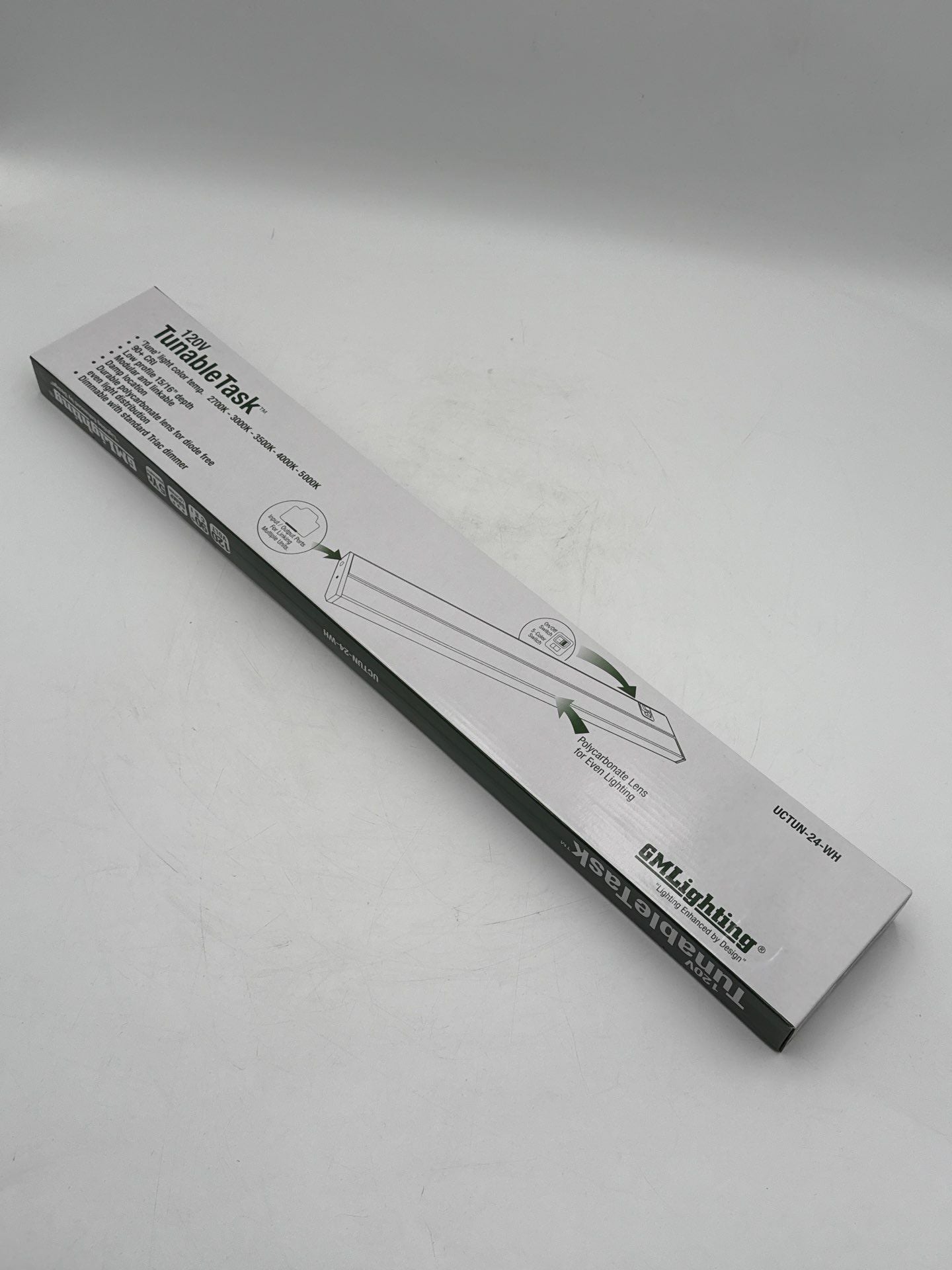 GM UCTUN-24-WH Undercabinet Light Tunable Task 24" 120V LED New