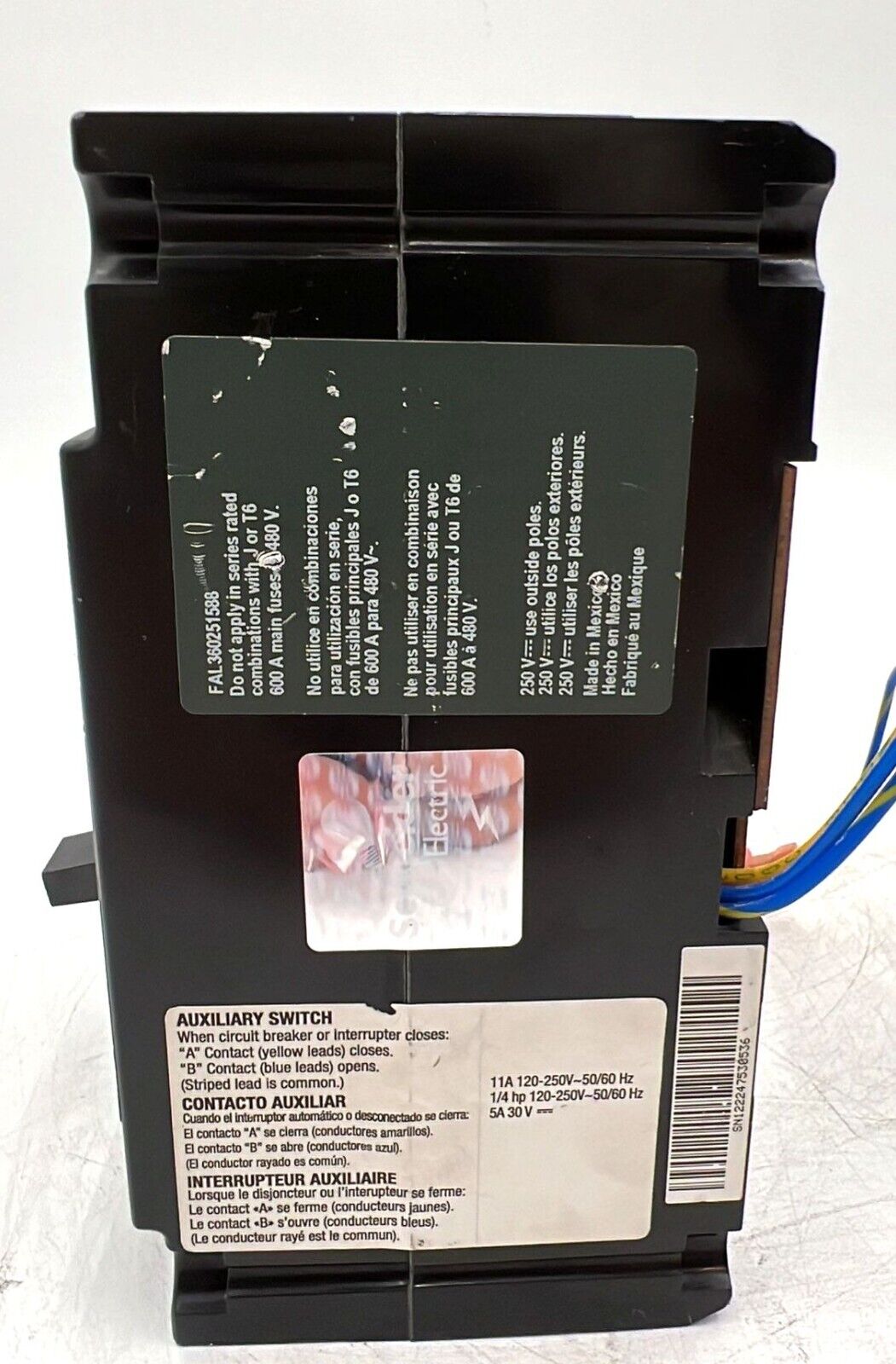 Square D FAL36025188 Used