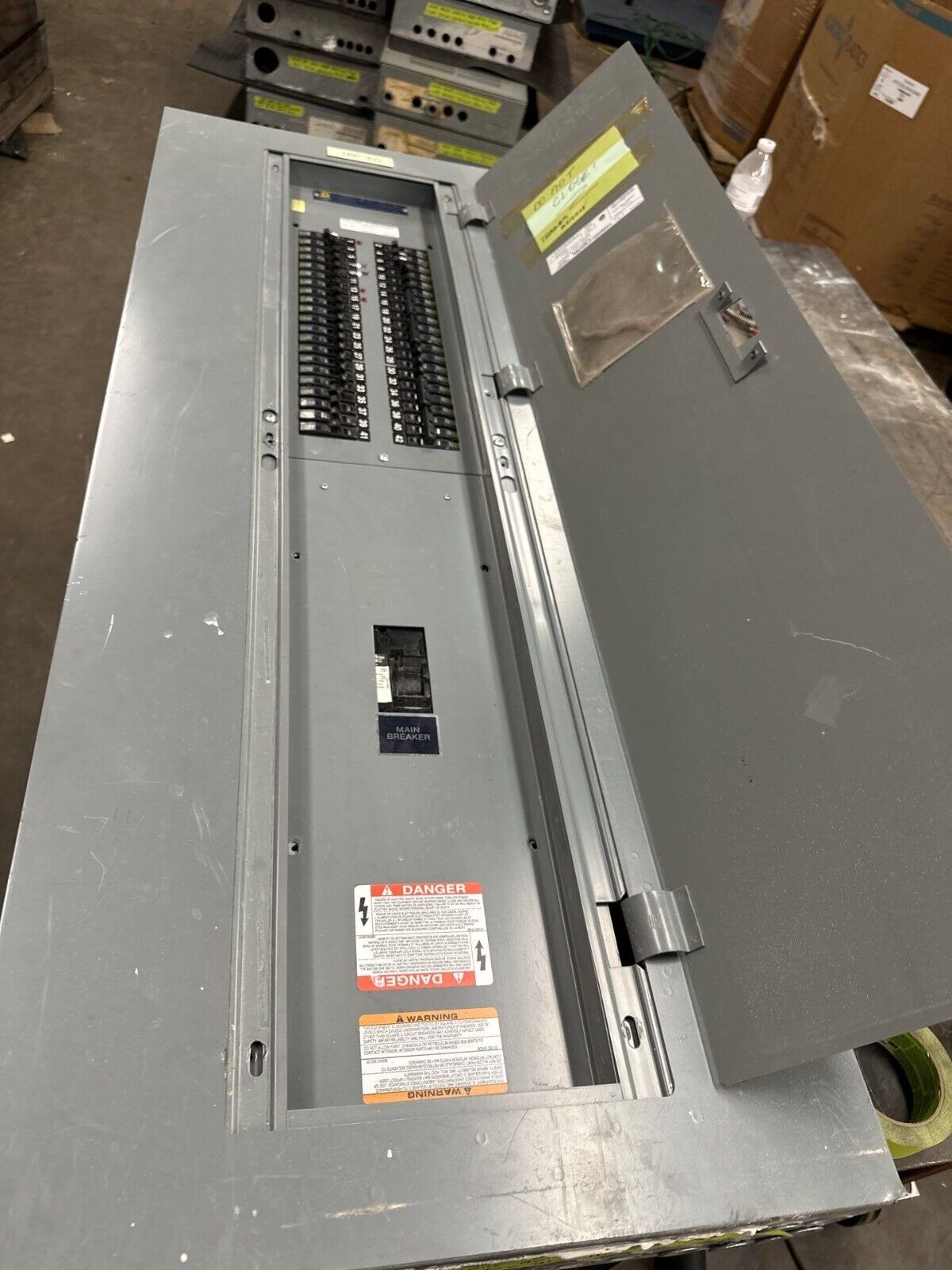 Square D NQOD442M225 Panelboard 225A 208/120V 3PH MCB Indoor Encl 42 Circuit P372 Used