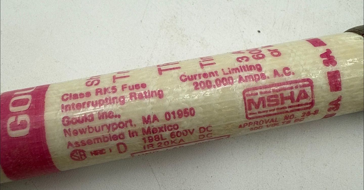 Gould Shawmut TRS3R Used