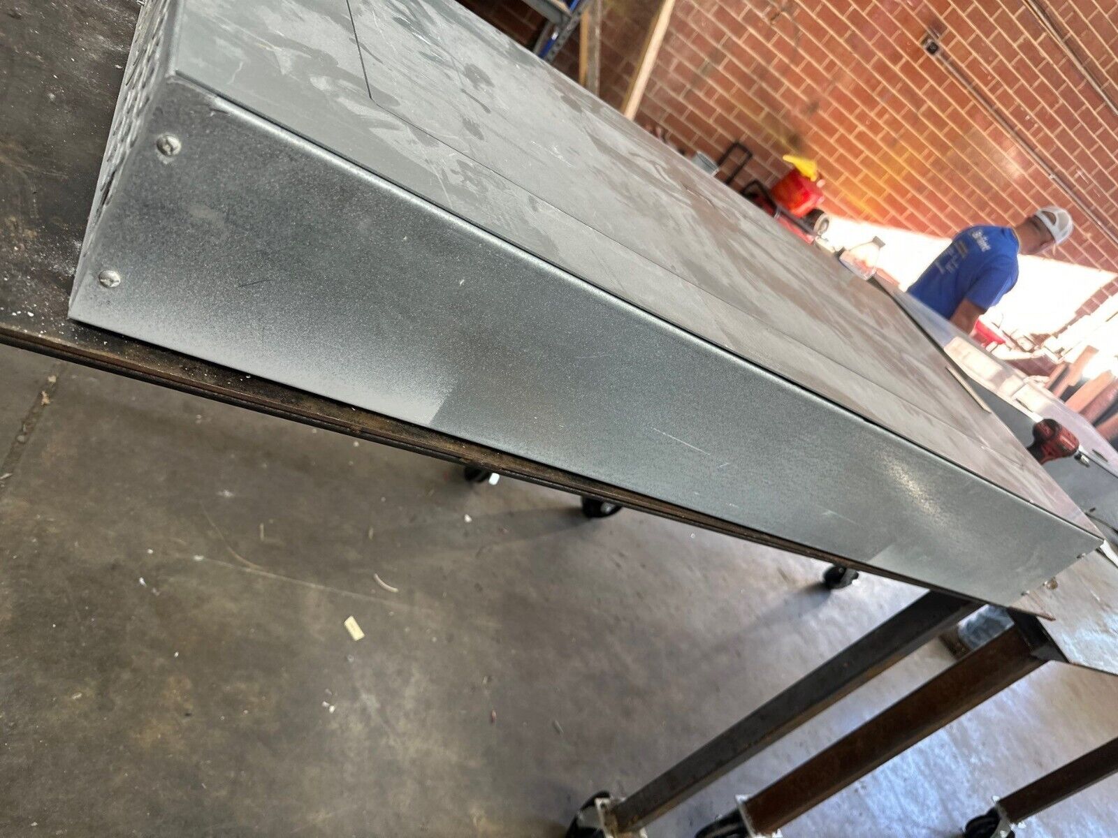 Square D NF Panelboard 250A 600V 3PH 4W MLO 42 Cir Main Lug Panel Indoor NEMA 1 P386 Used