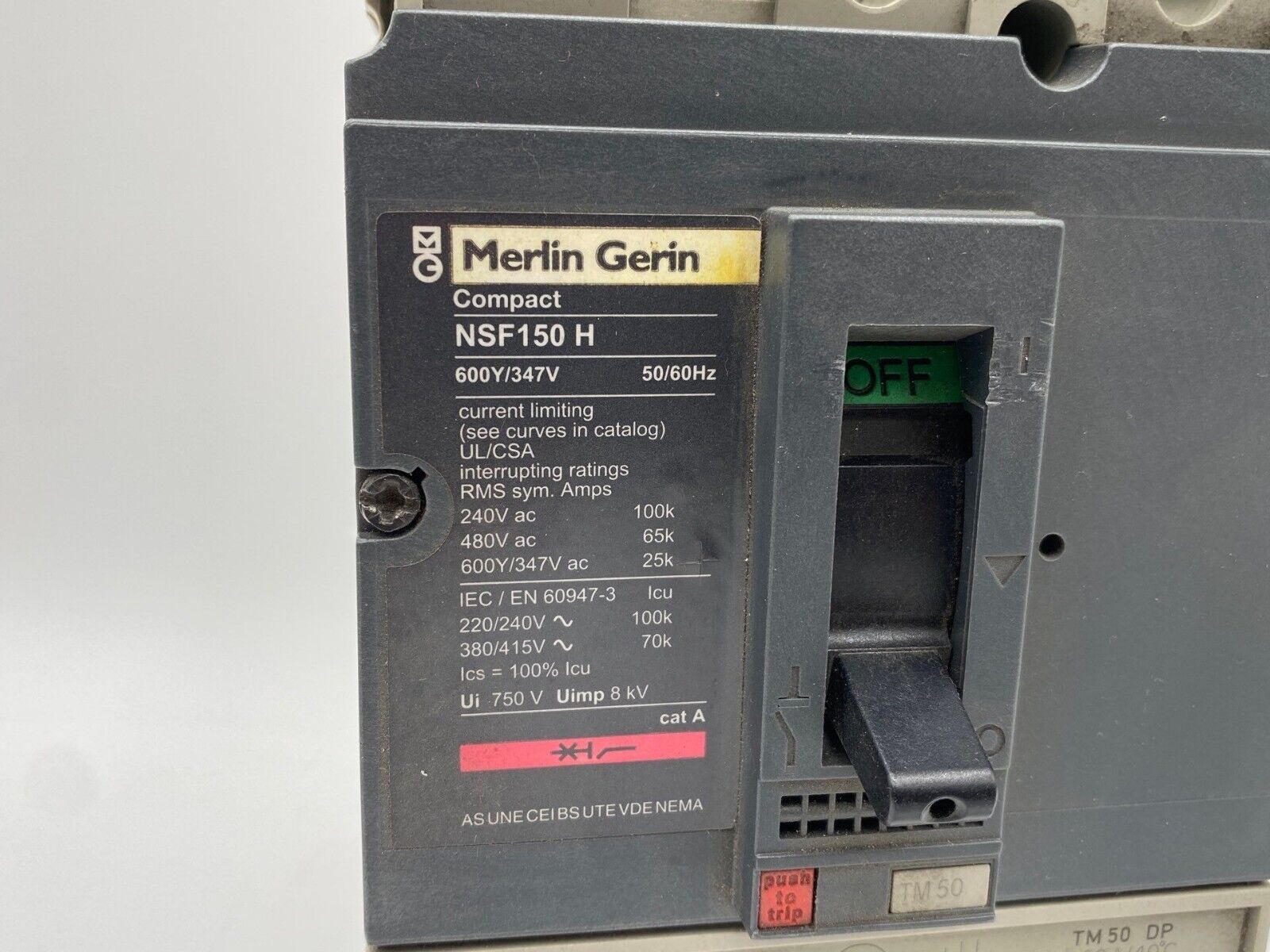 Merlin Gerin NSF150H Used