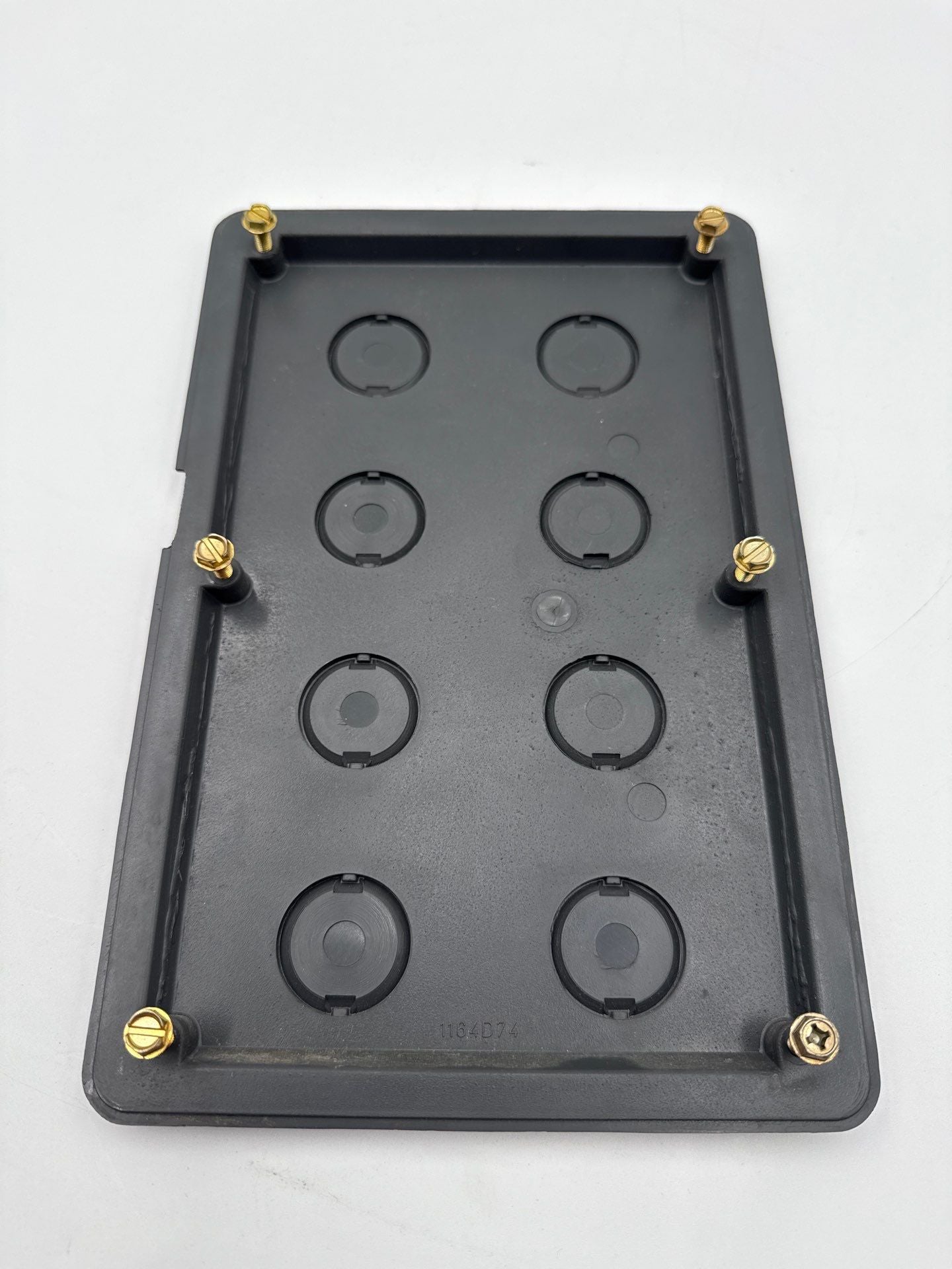 Eaton 1164D74 2100 MCC Black Door Cover Filler Plate Used