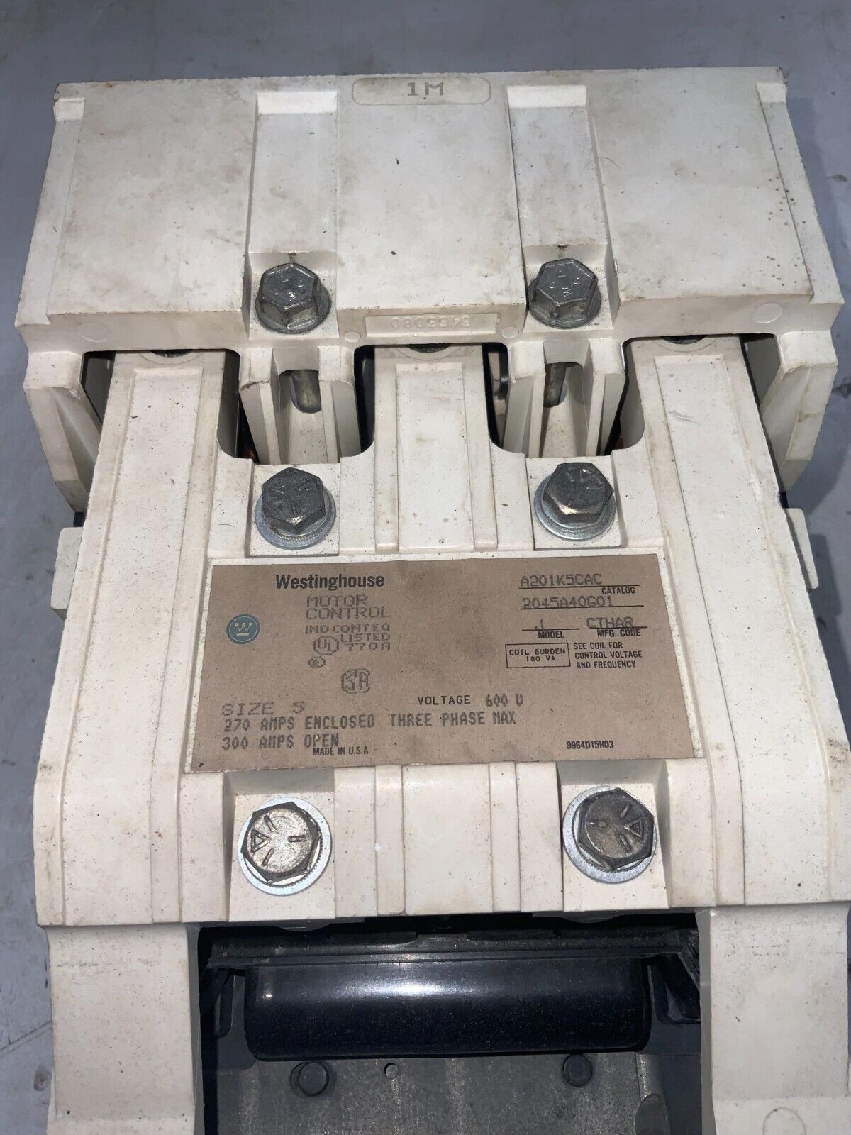 Westinghouse A201K5CAC Used