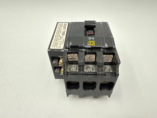 Square D QOB3601021 Circuit Breaker 100A 3P 240V Shunt Trip 100 Amp 3 Pole QOB Used