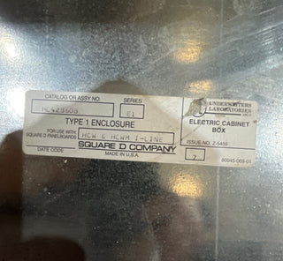 Square D I-Line Panelboard 1000A 208/120V 3PH 4W MCB Panel 1000 Amp 66Cir Used