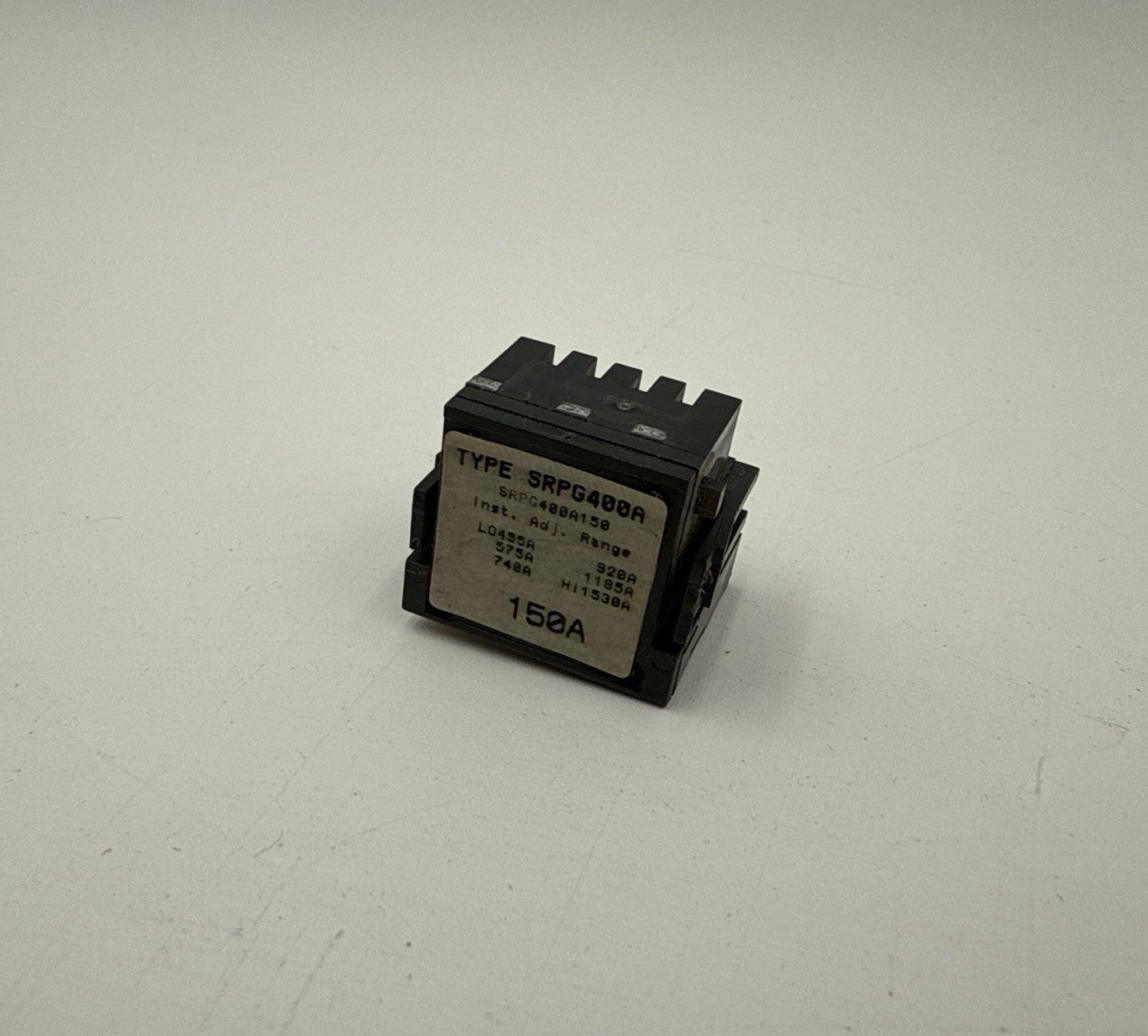 GE SRPG400A150 Rating Plug 150 Amp SRPG400 150A Frame SGDA SGHA SGLA SGPA Used