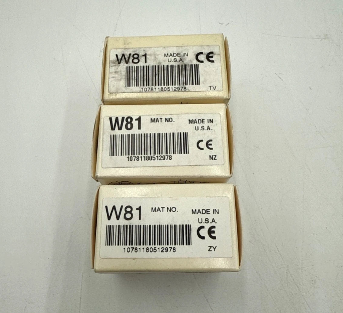 3PC Lot Allen Bradley W81 Thermal Overload Relay Heater Element Unit 117A W-81 New