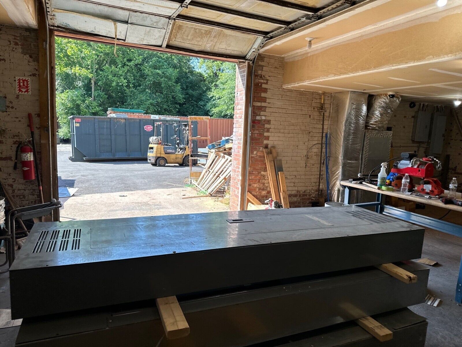 Square D NF Panelboard 300A 480/277V 3PH 4W Indoor Encl 54 Cir MCB Main LCP36300 P535 Used