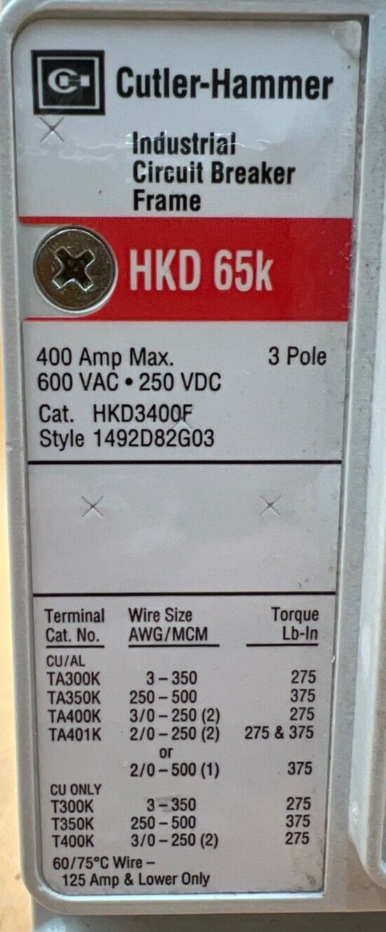Cutler-Hammer HKD3250 Used