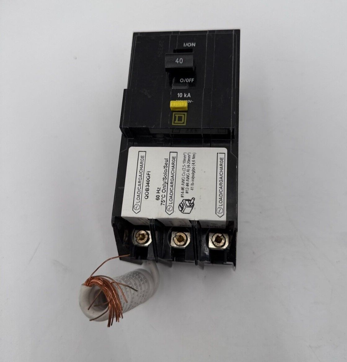 Square D QOB340GFI New