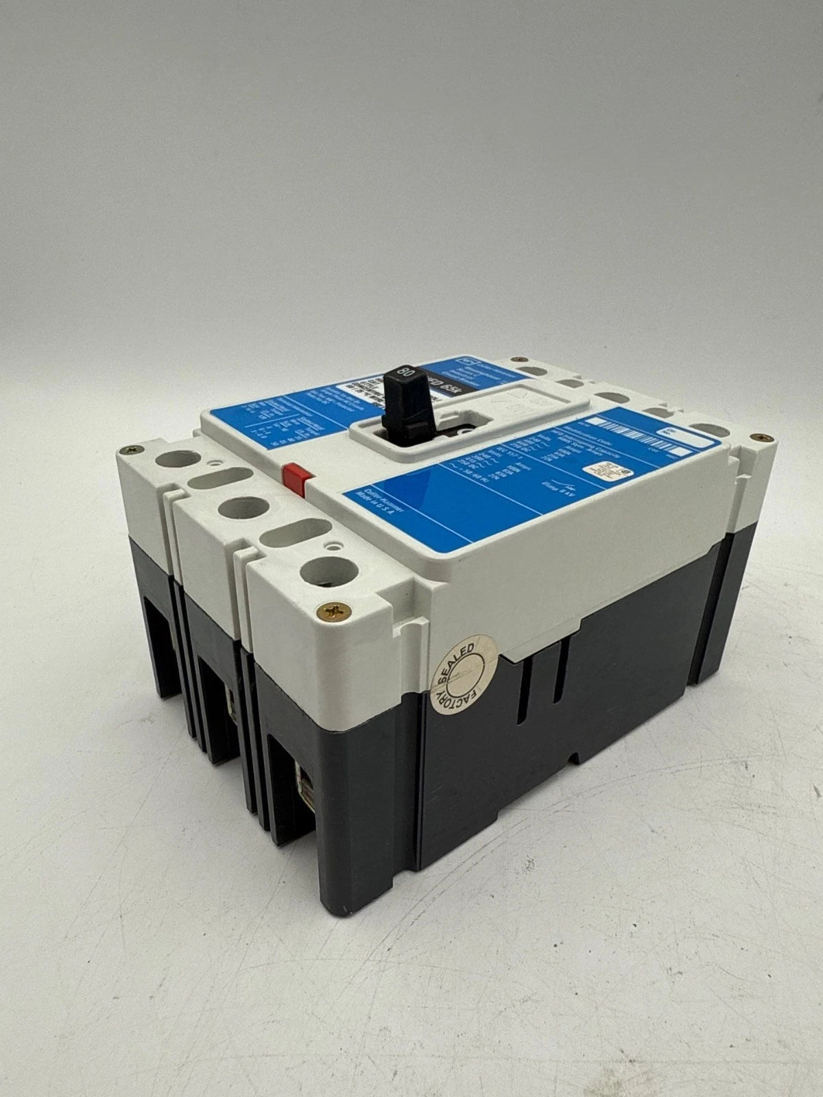 Cutler Hammer HFD3080 Circuit Breaker 80A 3P 600V 3PH HFD 65k 80 Amp 3 Pole Used