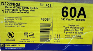 Square D D222NRB New