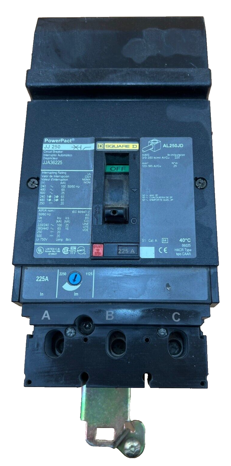 Square D JJA36225 Used