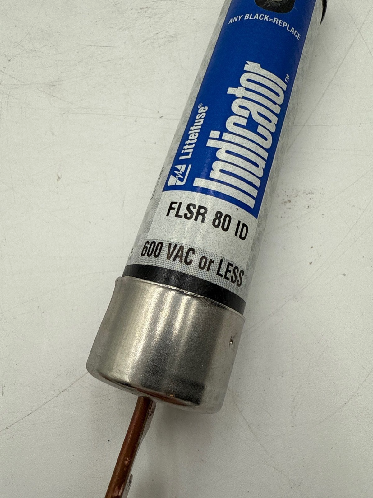 Littelfuse FLSR80ID Indicator Fuse 80A 600V Class RK5 Time Delay 80 Amp FLSR-80 Used