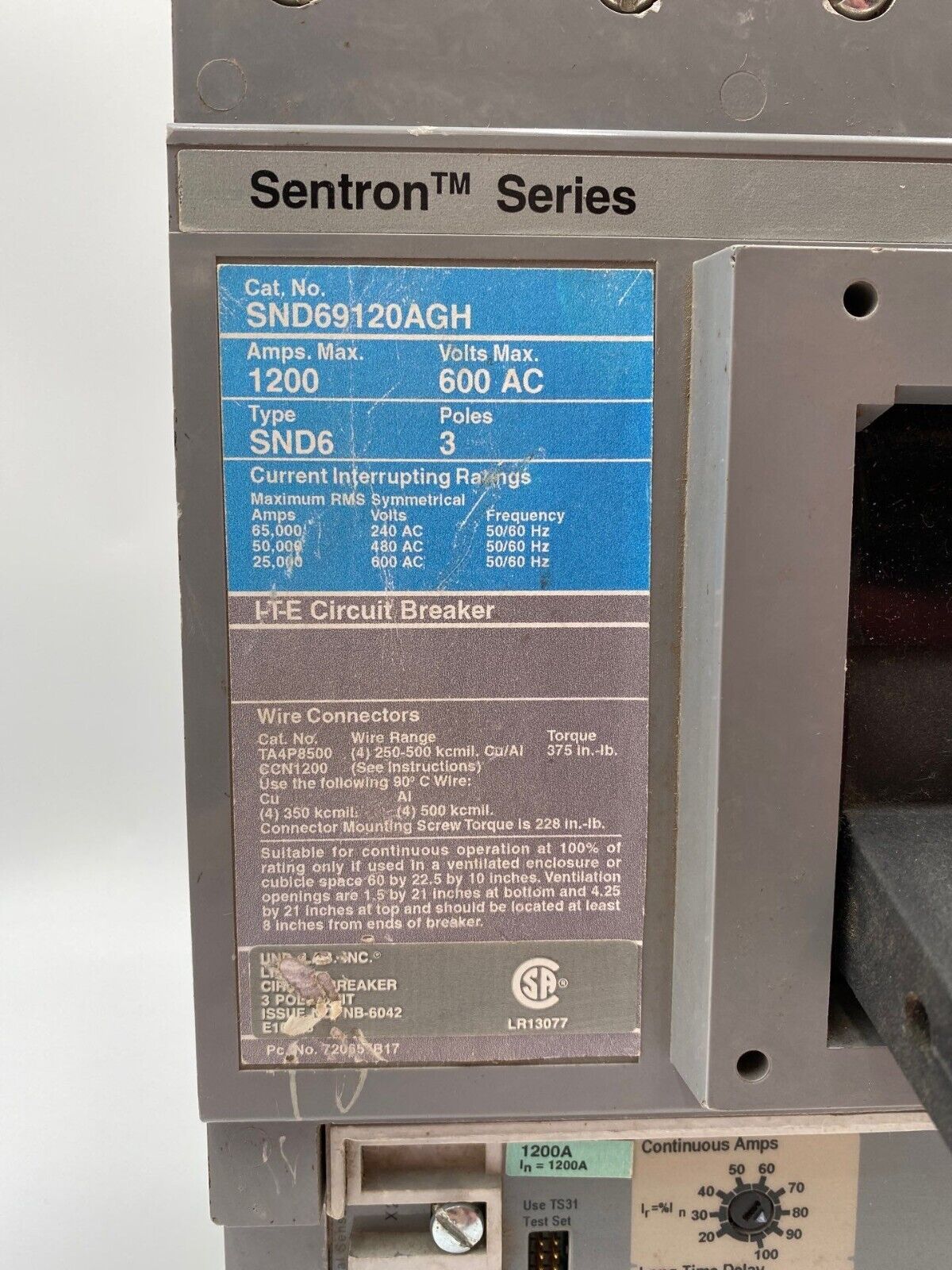 Siemens SND69120AGH Used