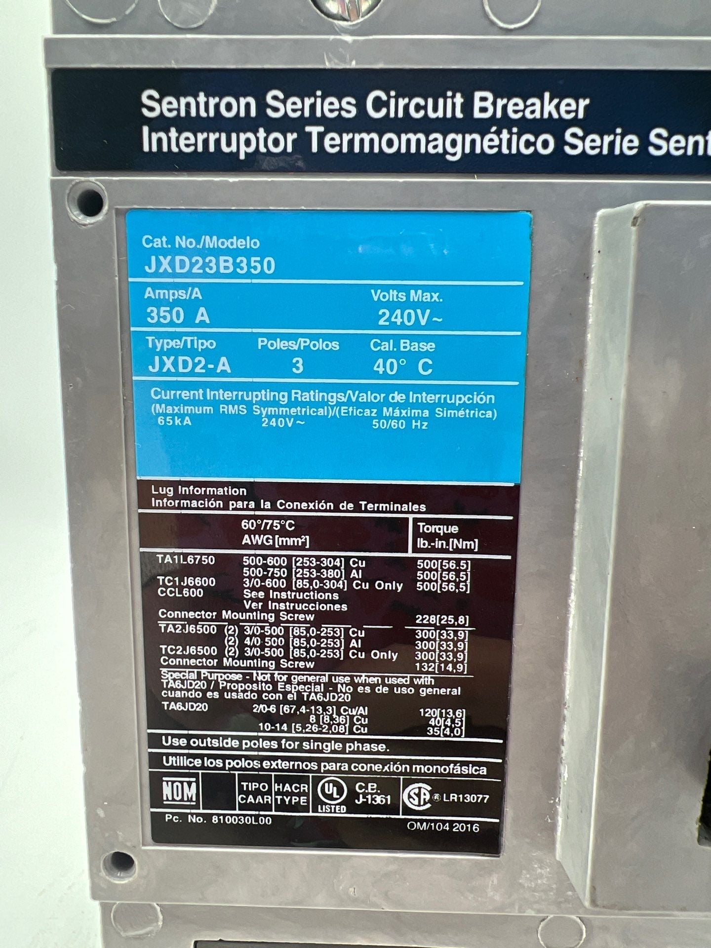 Siemens JXD23B350 Used