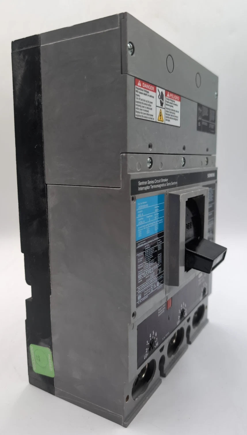 Siemens JXD63B400 Circuit Breaker 400A 3P 600V 3PH JXD6-A 400 Amp NEW TAKE OUT New