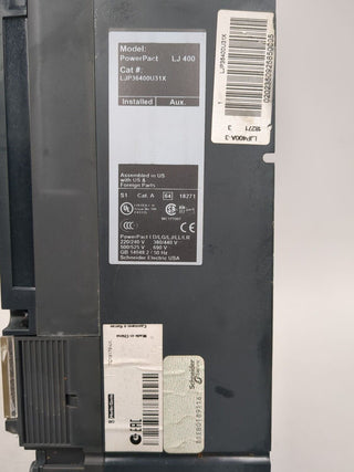 Square D LJ 400 Used