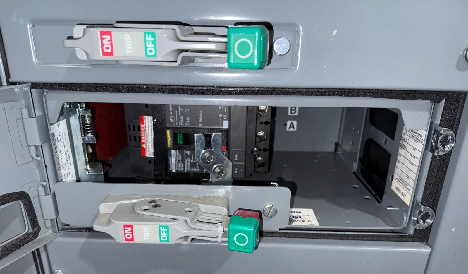 6" Square D Model 6 15A MCC Feeder Bucket HJL36015 Breaker 15 Amp HJL New