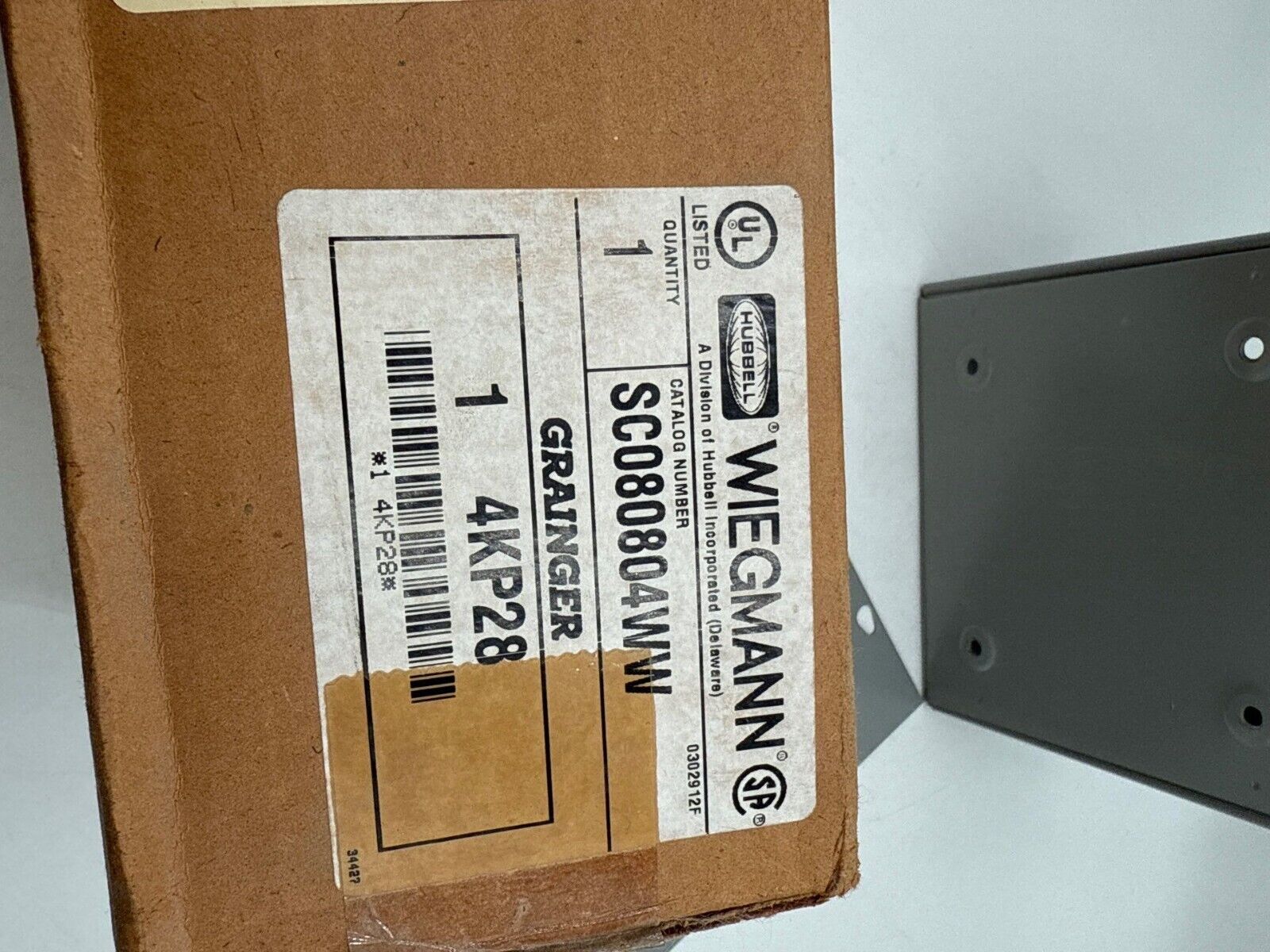 Hubbell SC080804WW New