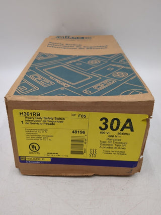 Square D H361RB New